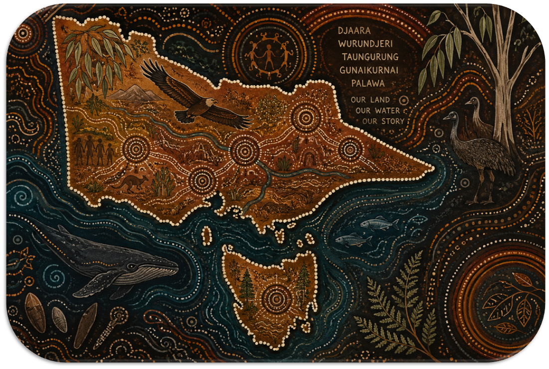 VicTas Indigenous logo